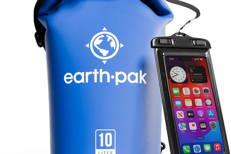 -Waterproof Dry Bag - Roll Top Dry Compression Sack Keeps Gear Dry for Kayaking, Beach, Rafting, Boating, Hiking, Camping and Fishing with Waterproof Phone Case