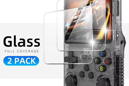 Screen Protector for R36S Game Console Tempered Glass Protection for R36S R35S RGB20S Anti-Scratch Glass Film Accessories
