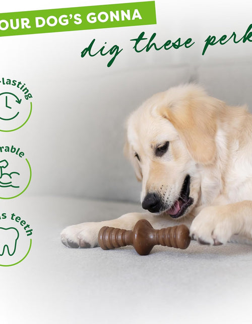 Load image into Gallery viewer, Zaggler Rolling Dog Chew Toy for Aggressive Chewers, Made in USA
