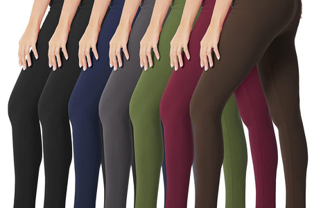 High Waisted Leggings for Women Buttery Soft Stretchy Tummy Control Workout Yoga Running Pants One&Plus Size