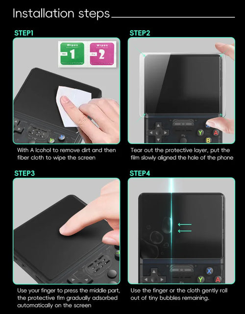 Load image into Gallery viewer, Screen Protector for R36S Game Console Tempered Glass Protection for R36S R35S RGB20S Anti-Scratch Glass Film Accessories
