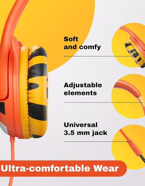 Load image into Gallery viewer, Toddler Headphones for 1 + Year Old — 85Db Volume Limited Baby Headphones for Toddlers 1-3, Infant Headphones, Wired Child Headphones for Airplane Travel, Toddler Headphones for 2 Year Old
