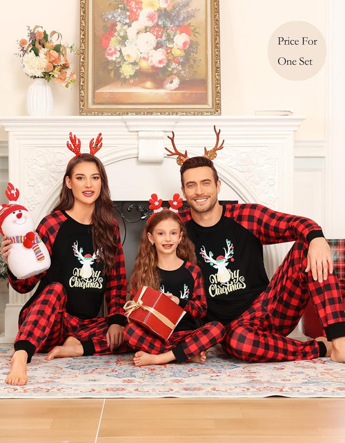 Load image into Gallery viewer, Christmas Pajamas Sets for Family Christmas Pjs Women Men Kid Sleepwear Holiday Festival Loungewear
