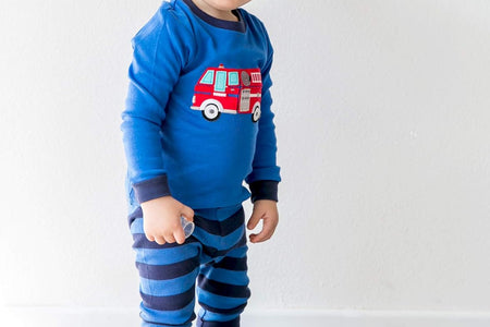 Toddler Kids Boys Girls 100% Cotton Jaws Truck Dino Snug Fit Sleepwear Pajama Pjs Set