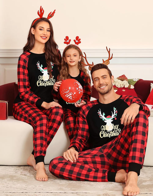 Load image into Gallery viewer, Christmas Pajamas Sets for Family Christmas Pjs Women Men Kid Sleepwear Holiday Festival Loungewear
