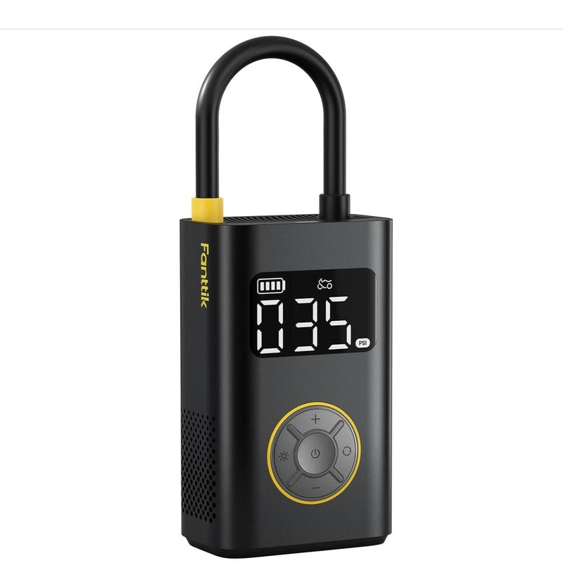 Portable Tire Inflator: Smart ON/OFF Hose Design