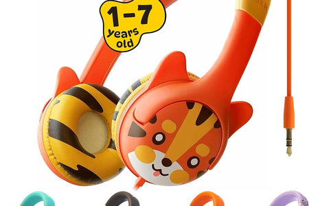 Toddler Headphones for 1 + Year Old — 85Db Volume Limited Baby Headphones for Toddlers 1-3, Infant Headphones, Wired Child Headphones for Airplane Travel, Toddler Headphones for 2 Year Old
