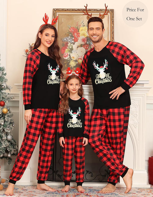 Load image into Gallery viewer, Christmas Pajamas Sets for Family Christmas Pjs Women Men Kid Sleepwear Holiday Festival Loungewear
