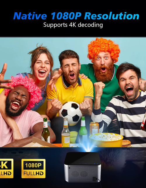 Load image into Gallery viewer, Android 11 4K Smart Projector 580ANSI 1920*1080P Full HD Wifi6 BT5.0 Allwinner H713 Voice Control Home Cinema Theater
