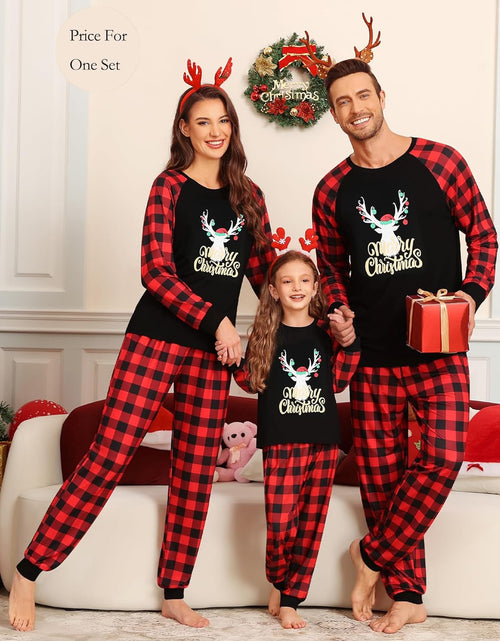 Load image into Gallery viewer, Christmas Pajamas Sets for Family Christmas Pjs Women Men Kid Sleepwear Holiday Festival Loungewear
