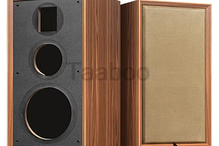 8 Inch Three-Way Labyrinth Speaker Empty Box Bookshelf Speaker Home Speaker DIY Hifi Audio Wooden Handmade Box Passive Speaker