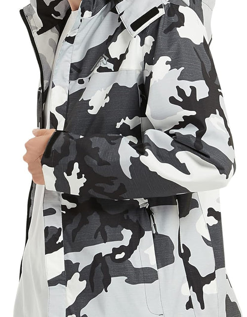 Load image into Gallery viewer, Men'S Lightweight Waterproof Hooded Rain Jacket Outdoor Raincoat Shell Jacket for Hiking Travel
