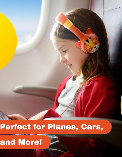 Load image into Gallery viewer, Toddler Headphones for 1 + Year Old — 85Db Volume Limited Baby Headphones for Toddlers 1-3, Infant Headphones, Wired Child Headphones for Airplane Travel, Toddler Headphones for 2 Year Old
